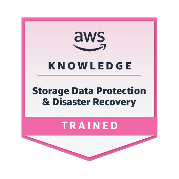 AWS Knowledge: Data Protection & Disaster Recovery - Training Badge